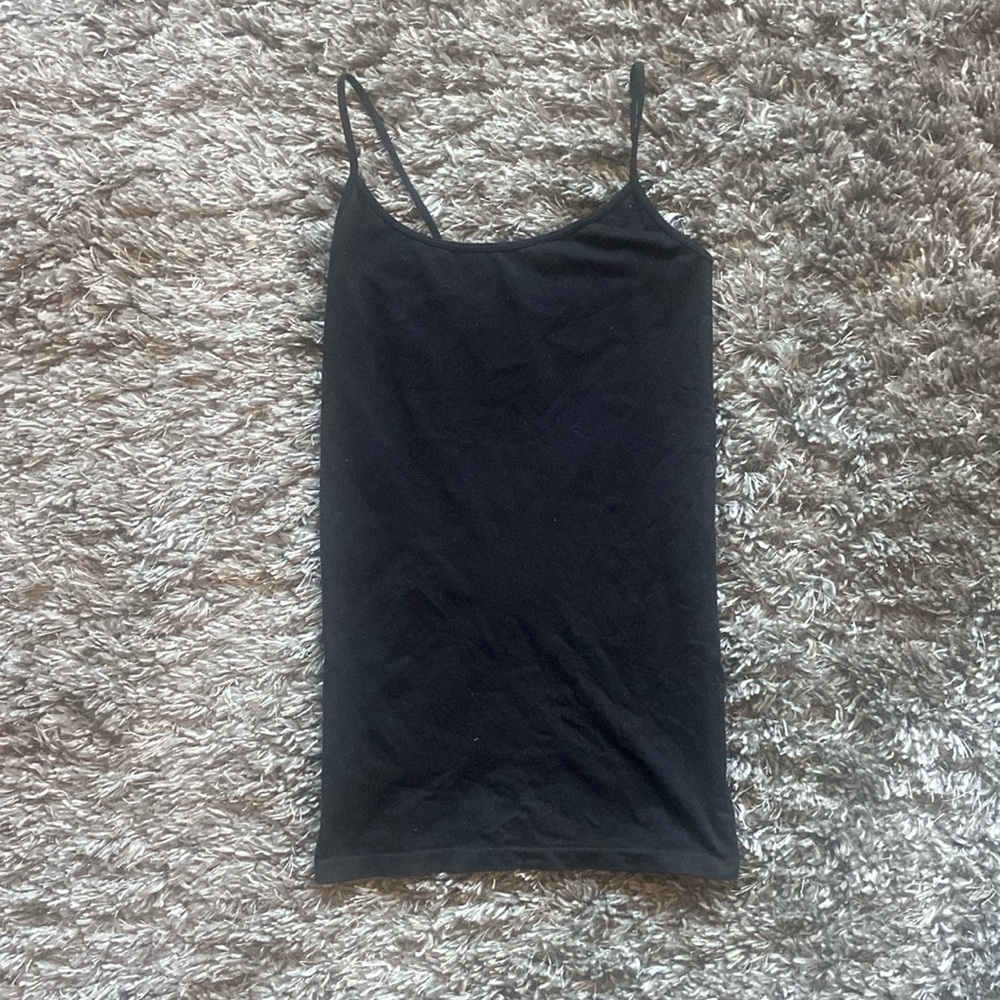Sugar Lips black long tank top one size